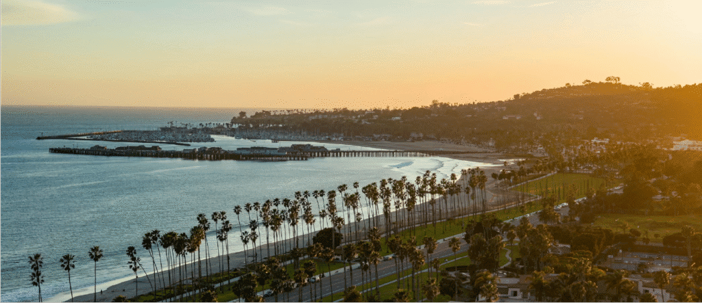 Beautiful Sunset in California